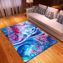 Абстрактное искусство Большой размер ковер современный простой Коврик для прихожей цвет геометрический узор домашние ковры для гостиной спальни коврики