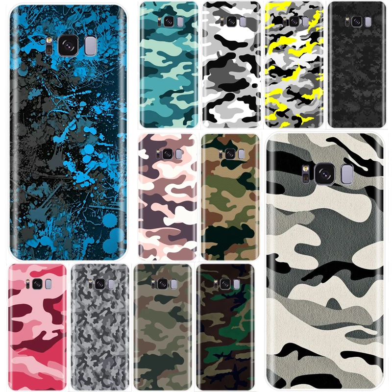 Camouflage Pattern Camo military Army Soft Silicone TPU Phone Case For Samsung Galaxy Note 8 9 S7 S6 EDGE S8 S9 S10 Plus | Мобильные