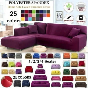 

SNEWVIE Plain Solid Pattern Slipcover Sofa Cover Stretch Sofa Covers for Living Room Couch Cover Sofa Towel Chair Sofa Cover