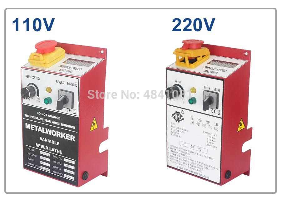 

Control Box Assembly 7x14 Mini Lathe speed control box SIEG C3 110V&220V Electrical control box Circuit board mounting box