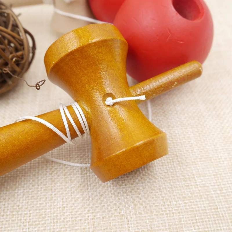Деревянный Профессиональный Kendama 18 см большой шар игрушки спортивная игрушка для игр на открытом воздухе мяч PU краски струны игрушки для взрослых развивающая игрушка для детей подарок