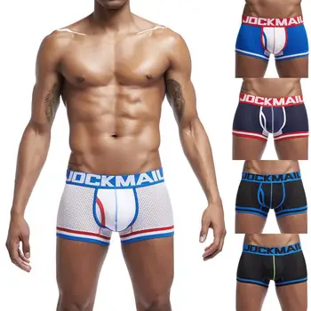 

Men's Boxer Mesh Underpants Breathable Comfortable Underwear Panties Boxer Trunk Mens Underwears Gay Men's Underwear Men's J2Q4