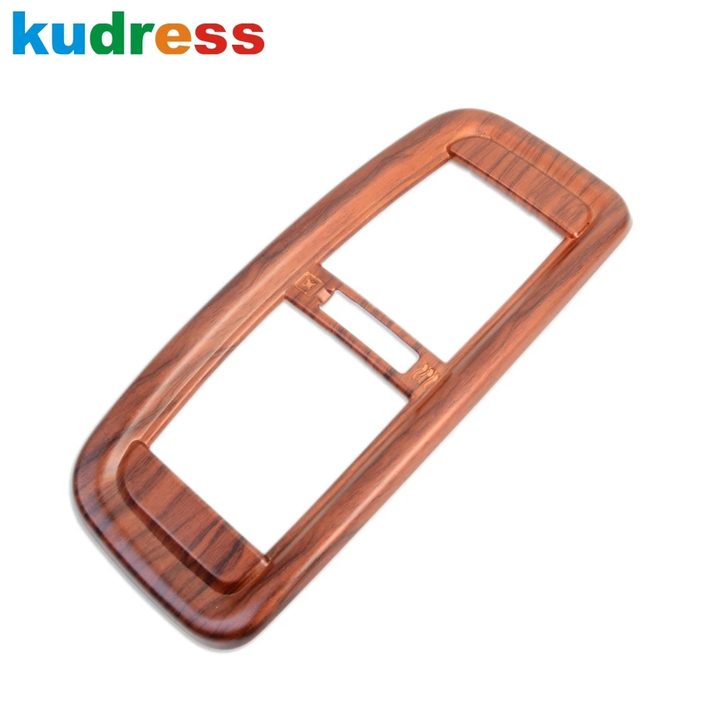 For Honda CRV CR-V 2017 2018 2019 2020 2021 Wood Grain Rear Air Condition Vent Outlet Cover Trim Sticker Car Styling Accessories |
