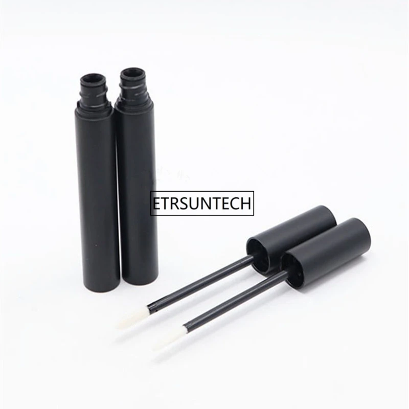 100pcs 5ml Black Empty Lip Gloss Tube Mini Liquid Batom Lip Serum Sleeping Mask Base Foundation Containers Bottle F3631