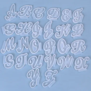 

26 PCS English Alphabet Epoxy Resin Molds Casting Molds For DIY Jewelry Making Findings Supplies Accessorice