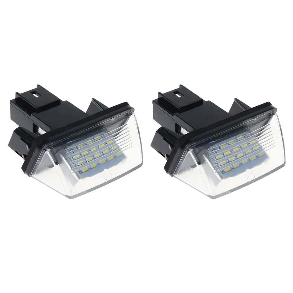 2pcs 18led Car License Plate Light For Peugeot 206 207 306 307 308 406