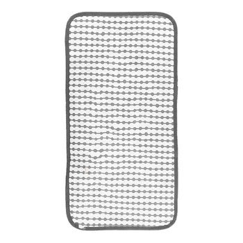 

Baby Diaper Change Mat Portable Diaper Pad Portable Urinal Pad Waterproof Mat White (Geometry Pattern)