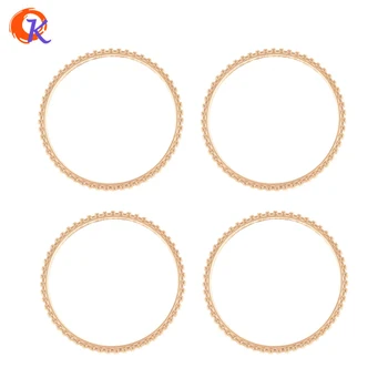 

Cordial Design 50Pcs 40*40MM Jewelry Accessories/Earring Connectors/DIY Accessories/Gear Ring Shape/Hand Made/Earring Findings