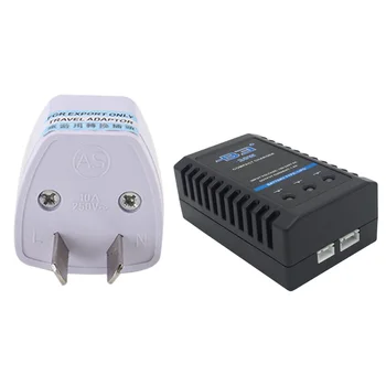 

AU Plug Adapter Converter For Water Gel Beads+B3 2s-3s Lithium Battery Balance Charger 20W Fast Charge Plug - US Plug Black