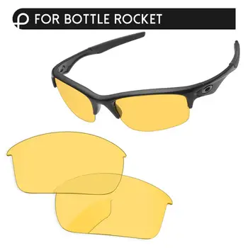

Papaviva Crystal Yellow Replacement Lenses For Bottle Rocket Sunglasses Frame 100% UVA & UVB Protection