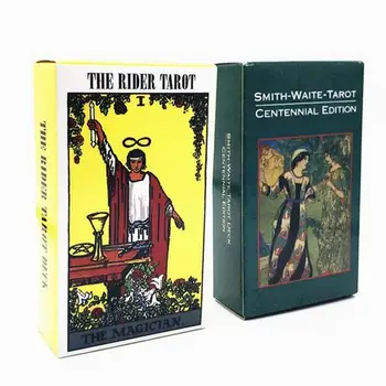 

2019 Full English Radiant Rider Wait Tarot Cards Factory Made High Quality Smith Tarot Deck Board Game Cards