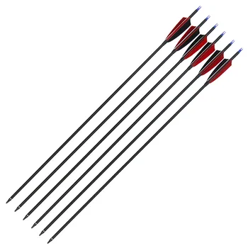

12pcs/sold Crossbow Bolt Arrows Mix Carbon Arrow, with Compound bow interchangeable head Factory price, Free Shipping