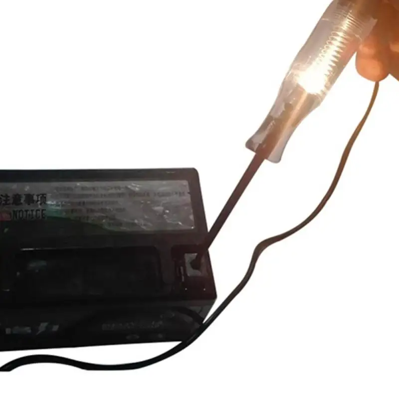 자동차 회로 테스터 프로브 전구 테스트 라이트, 24V 12V 6V DC 전압 연속성 테스터 자동차 전구