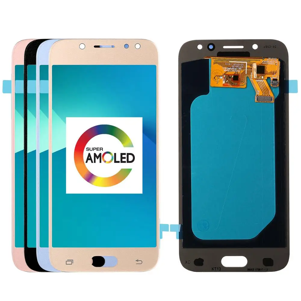 Супер Amoled lcd для Samsung Galaxy J5 j530 J530F lcd дисплей кодирующий преобразователь сенсорного экрана в сборе lcd для J5 Pro J5 Duos