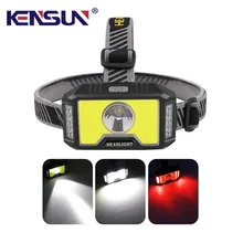 

Portable T6+COB+10*LED Headlamp Built-in 1800mAh 18650 Battery Outdoor Fishing Lighting Strong Headlight