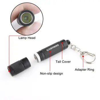 

500 LM 3 Modes LED Flashlight Lamp Light Outdoor Tool AAA Battery