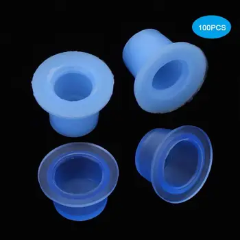 

100pcs / bag Professional Semi-Permanent Eyebrow Tattoo Pigment Container Cup Makeup Tool Microblading Pigment Container 4