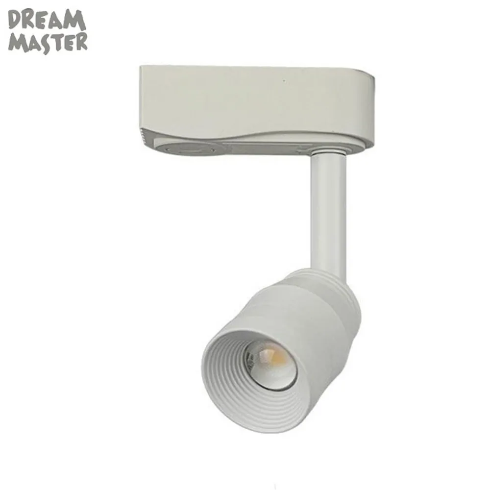 white track light 1 шт. 3-60 градусов масштабируемый 7 Вт Светодиодный светильник рельсовый Точечный светильник ing светильники черный белый точечный светильник s потолочный зум-светильник - Испускаемый цвет: white track light