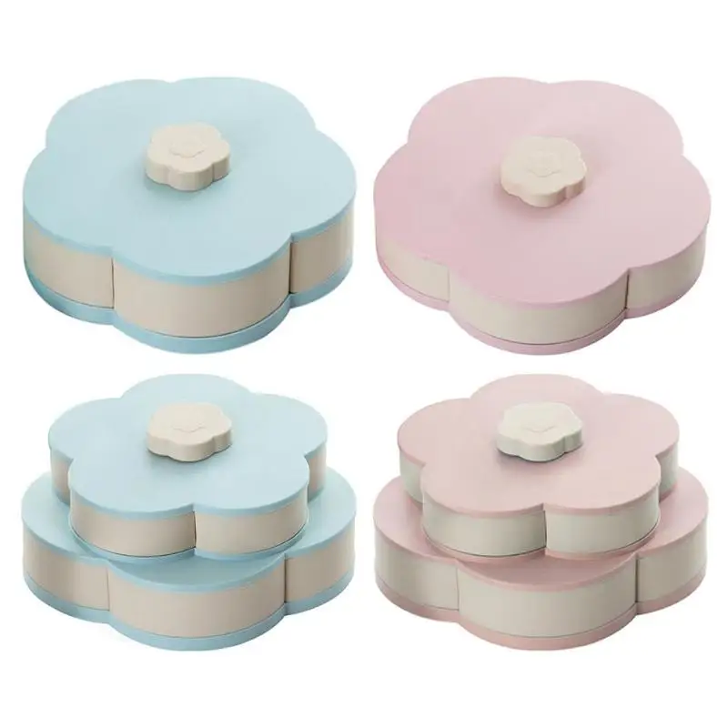 

Newest Plastic Storage Box for Seeds Nuts Candy Dry Fruits Case Plum Type Lunch Container for Kids Protect Fruit Case Organizer
