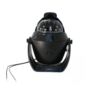 

Pivoting Nautical Compass Car Marine Guide Ball with Magnetic Declination Adjustment