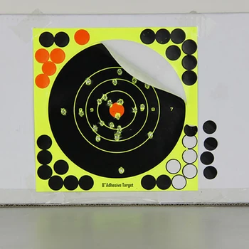 

10pcs Reactivity Shoot Target Sticker Aim Hunting Training Adhesive Sticker for Gun / Rifle / Pistol Binders