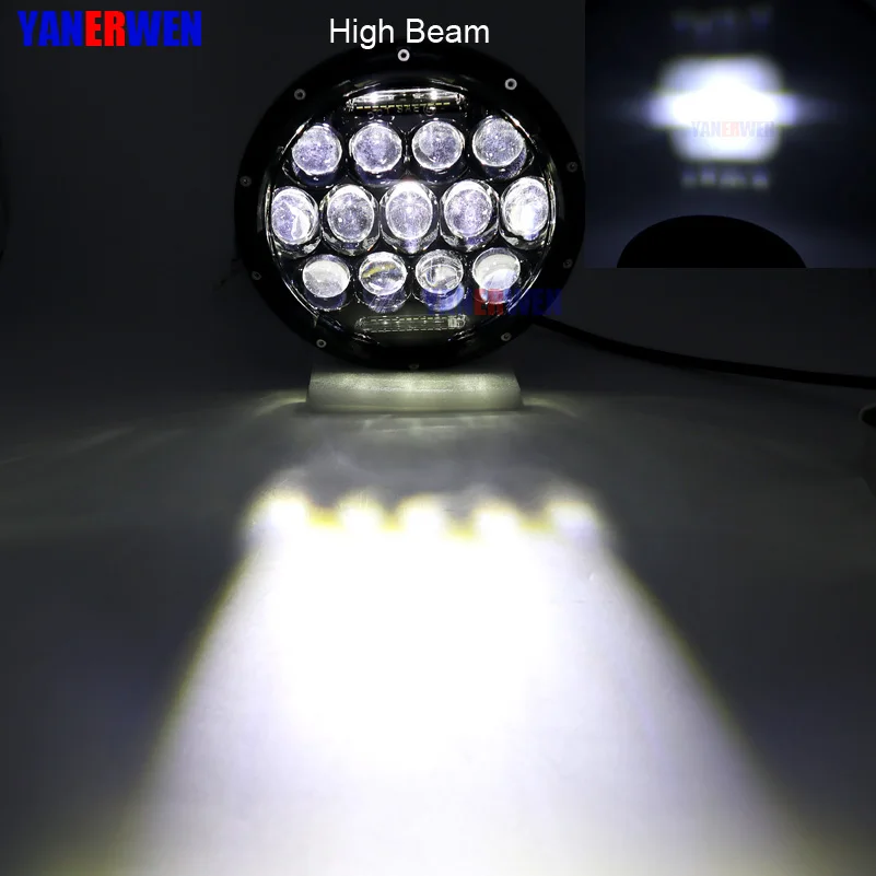 7 inch LED Headlamps Halo Ring Amber Turn Signal 150W Hi Low for Lada Niva 4x4 Jeep Offroad 7&quot DRL Headlights 12V DOT | Автомобили и