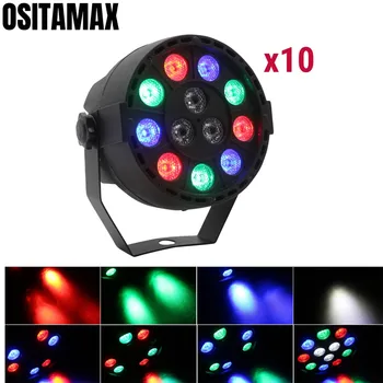

RGB DMX LED Par Light 12x3w Plastic Case Par Can High Brightness Par 64 LED Lamp Lumiere DJ Stage Lighting
