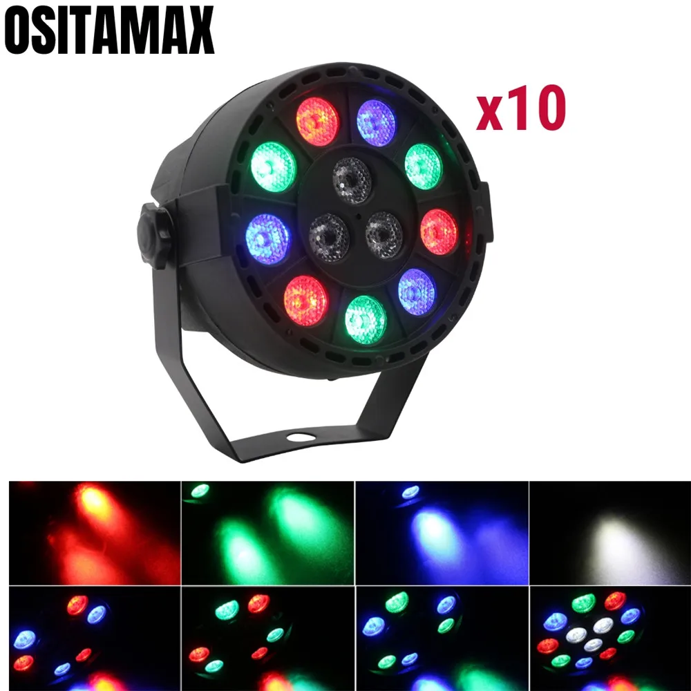 RGB DMX светодиодный светильник Par 12x3w пластиковый чехол Can высокой яркости 64 Lumiere DJ