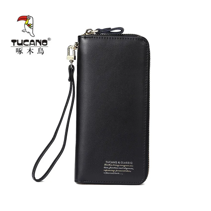

TUCANO Women's Carrying Wallet Women's New Style Japanese And Korean Style Zipper Multi-functional Long Wallet Large Capacity Le
