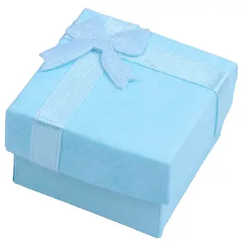 

12pcs BlueJewelry Ring Earrings Bangle Gift Boxes Cutely Small Gift Box