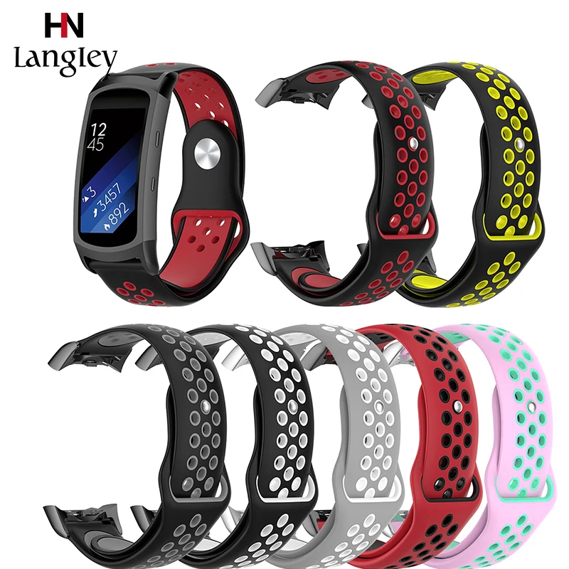 Ремешок силиконовый для Samsung Galaxy Gear Fit2 Pro/fit2 сменный спортивный