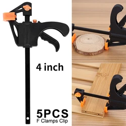 155mm Quick Grip Rapid F Clamps for Woodworking Fast Ratchet Spread Holder Ratchet Clamp Wood Working Clamps Carpentry Crafts