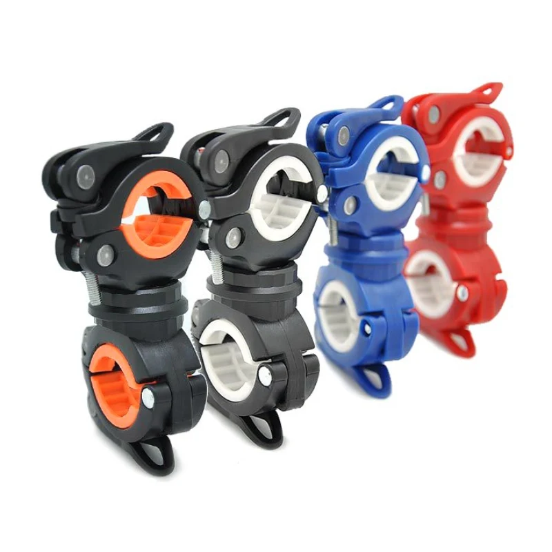 

360 Degree Rotating Light Holder Cycling Bike Bicycle LED Front Flashlight Lamp Clip Stand Bike Handlebar Torch Mount