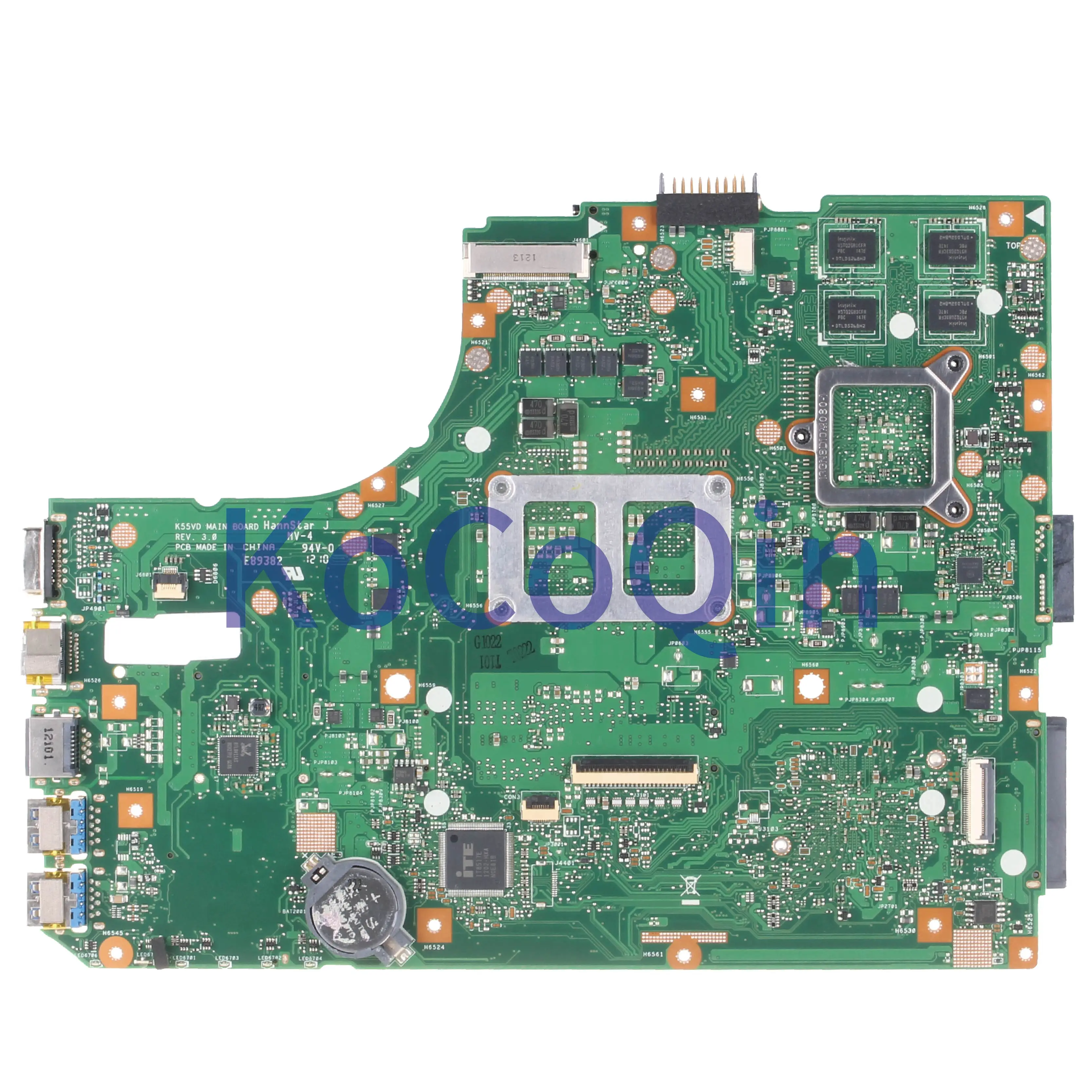 KoCoQin материнская плата для ноутбука ASUS K55VD Core SLJ8E N13M-GE1-S-A1 материнская плата версии 3,0 протестирована