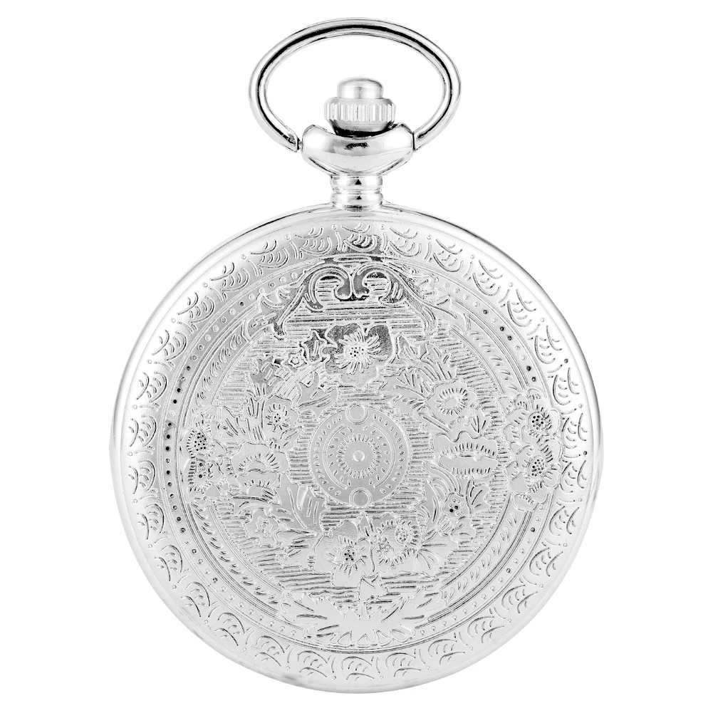 Stylish Silver Pocket Watch Boys Harry Accessory Platform Nine and Three Quarters Girls Utility Slim Chain 2