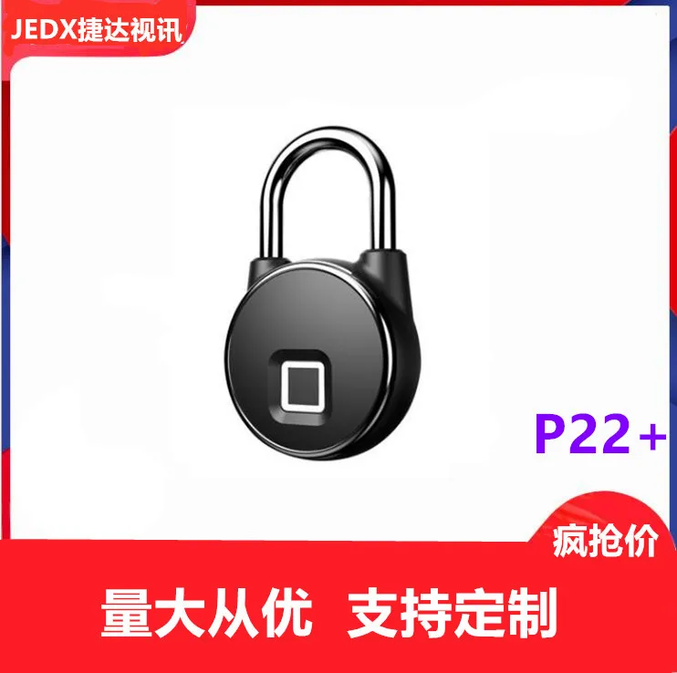 

New Style Fingerprint Lock Bluetooth Smart Lock Bag Anti-Theft Waterproof Long Standby Electronic Padlock