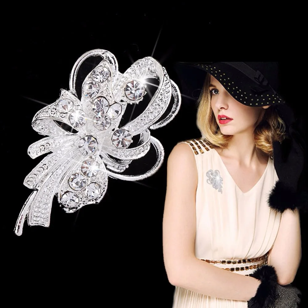

Vintage Women Rhinestone Brooch Wedding Bridal Pin Jewelry brooch pins Gifts