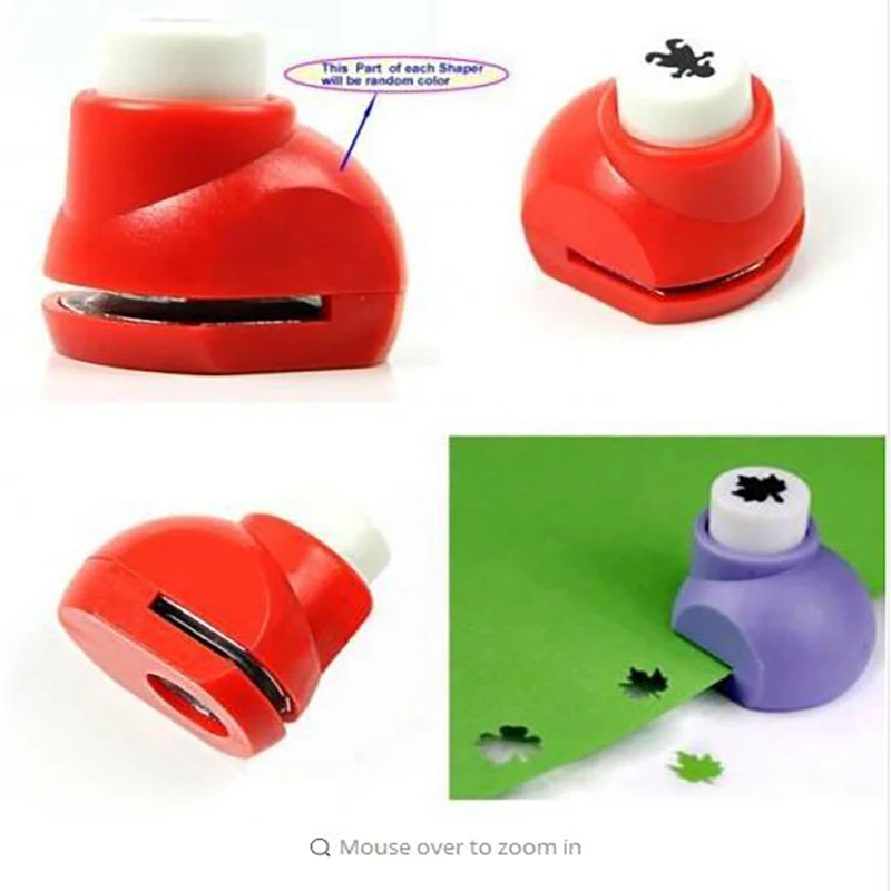 Paper Punch Cutter Tool 1 PCS Kid Child Mini Printing Paper Hand Shaper Scrapbook Tags Cards Craft DIY Punch Cutter Tool 16 Styles