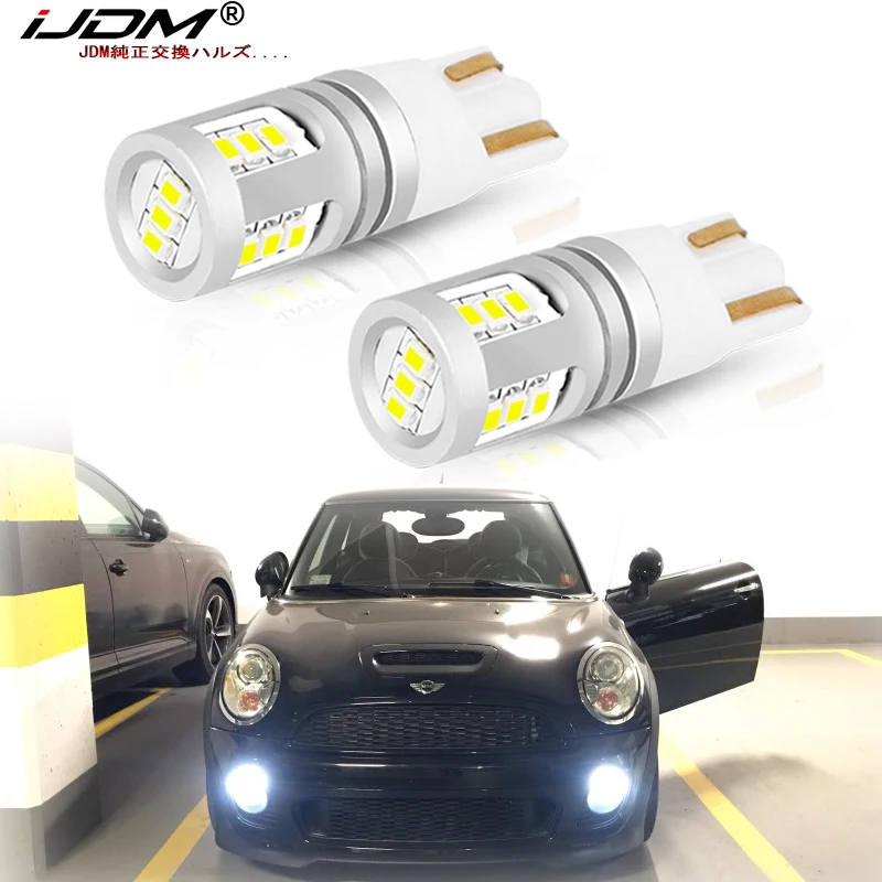 Светодиодный фонарь iJDM White W5W без ошибок Canbus 12 В 32 168 T10 для BMW mini Cooper F54 F55 F56 R52 R53 R55 R56