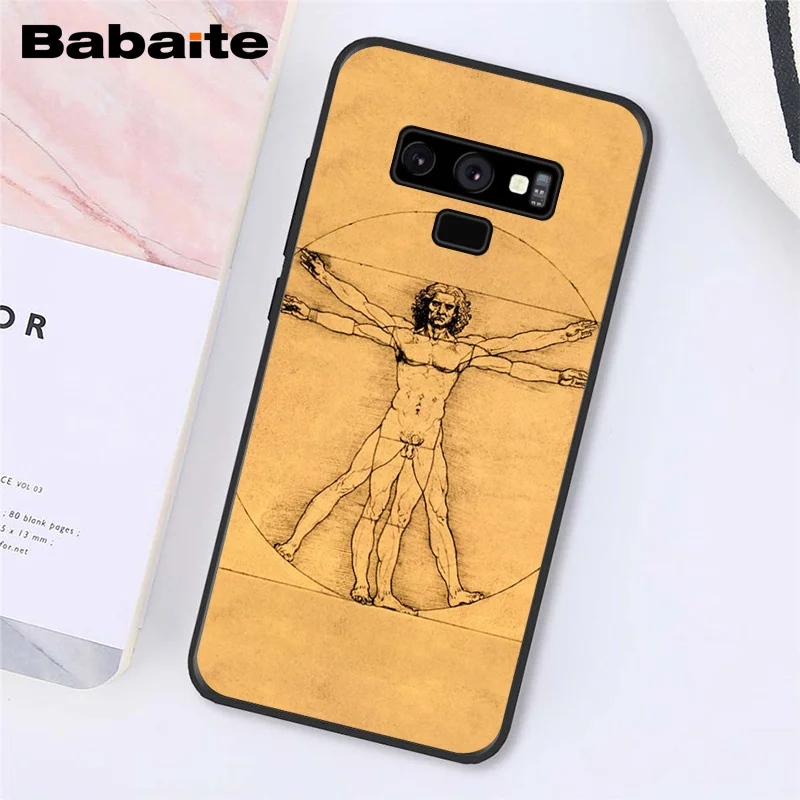 A16 Babaite Italy leonardo da vinci художественный чехол для телефона с рисунком для samsung Galaxy A50 S10 Plus Note9 Note8 7 10 Pro - Цвет: A16