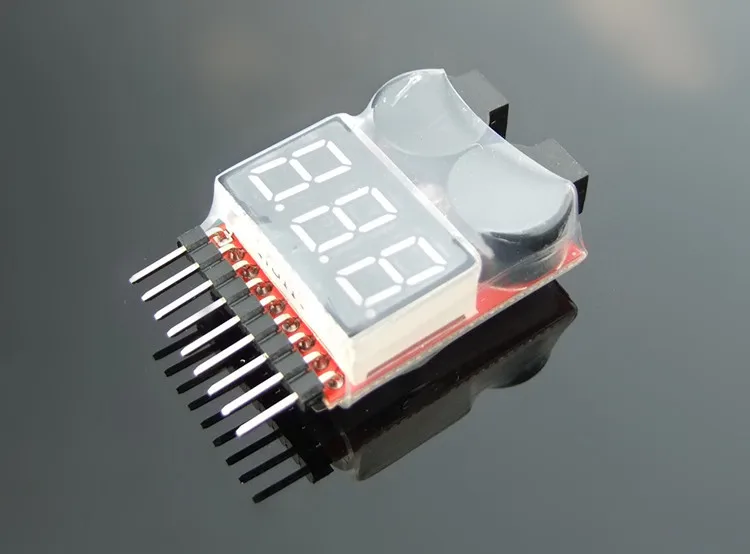 

BB Ring 1-8 S-in-Lithium Battery Indicator BB Ring Low Voltage Alarm Aircraft Model Measured Electric