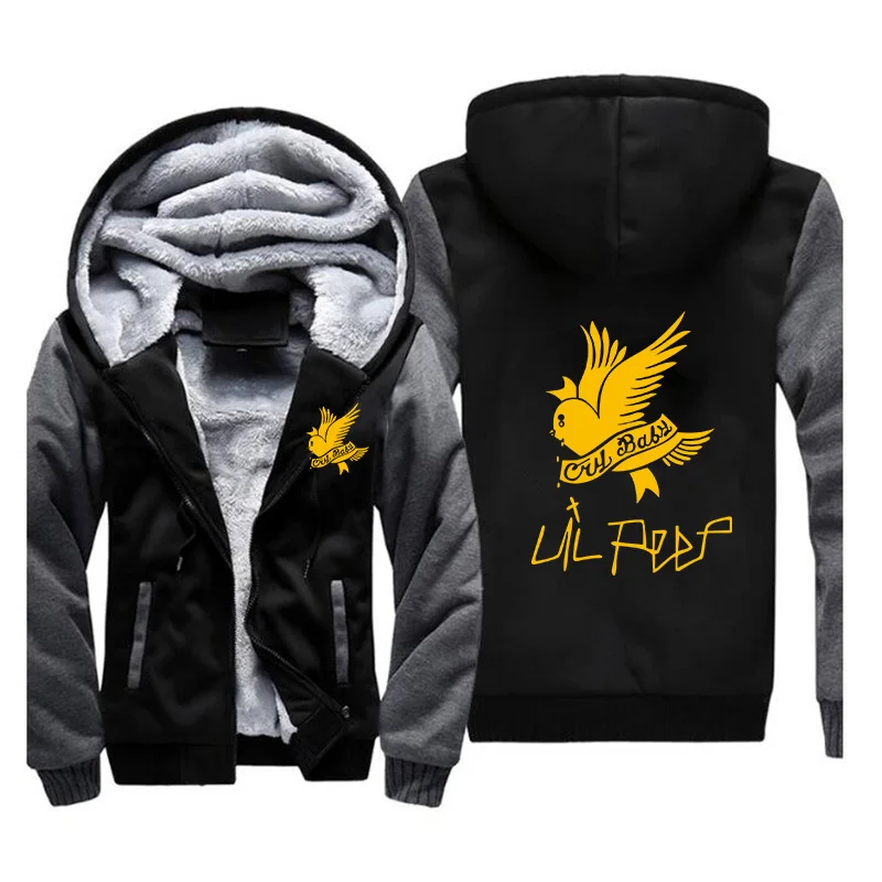 Новинка 2019 мужская куртка зимняя утолщенная флисовая на молнии толстовка модная