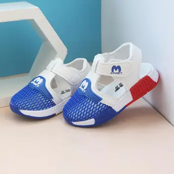 

HOT SELL Summer Boys Air Mesh Casual Shoes Children Baby Girl Beach Sandal Fashion Toddler Sport Sandals Size 22-26
