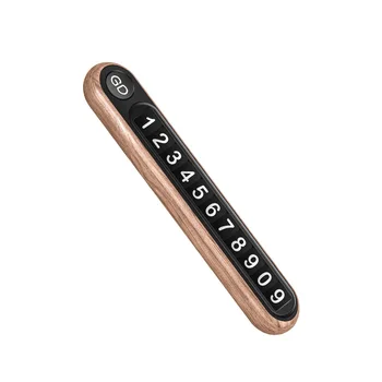 

Stop Sign Button Parking Number Card Aluminum Temporary Parking Card