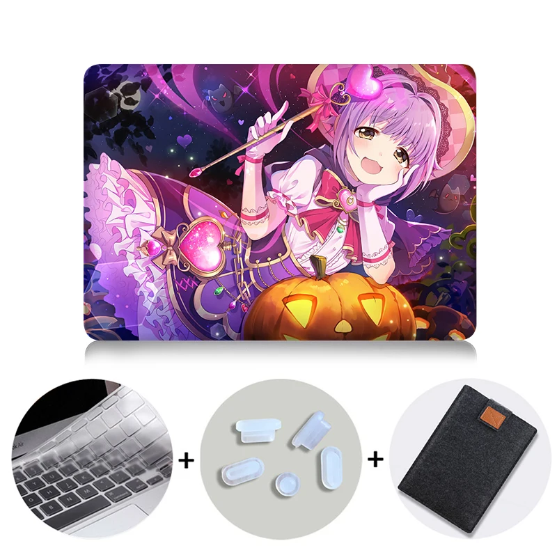 MB12 MTT чехол для Macbook Pro retina 13 15 дюймов A1706 A1989 A1398 Аниме Сумка для ноутбука чехол для Mac book Air 11,6 12 Pro 13,3 15,4 Fumda - Цвет: MB12