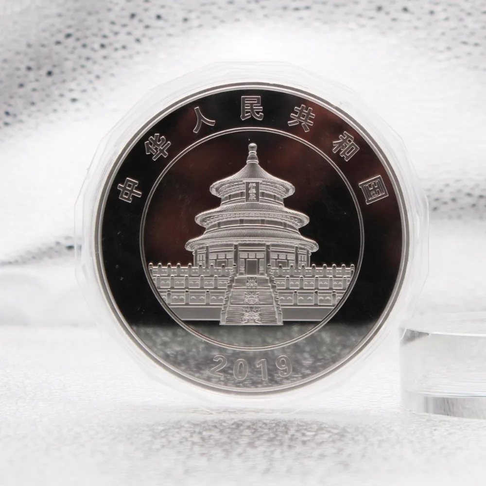 Распродажа Китайская панда памятная Позолоченная серебряная монета 1 кг с КоА и коробкой для коллекционный подарок