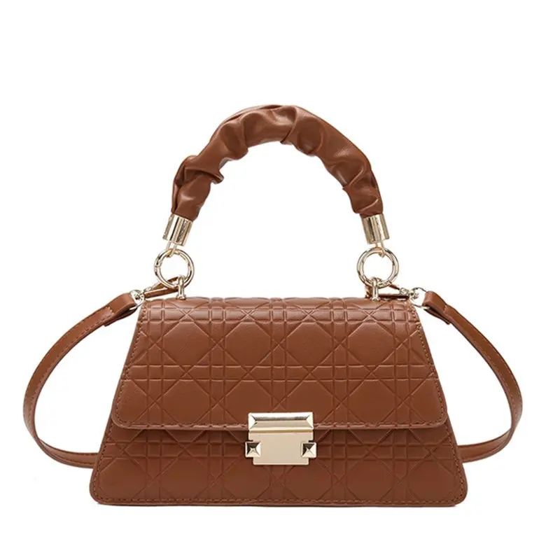 

Fashion Ladies Shoulder Bag Small Square Bag PU Leather Handbag 2020 New Designer Brand Female Bag