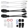5 Pairs CCTV Passive POE Adapter Cable Power Over Ethernet POE Injector Waterproof For IP Security Camera 6