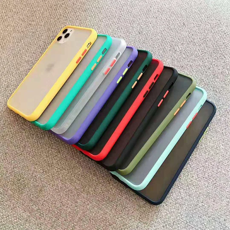 Luxury Shockproof Case For iPhone X XR XS Max Silicone Translucent Matte phone cover For iPhone 11 pro max 7 8 Plus cases fundas (4)