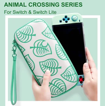 

New Animal Crossing Storage Bag For Nintend Switch Hard Case NS Lite Console Carrying Portable Travel Bag Game Accessories